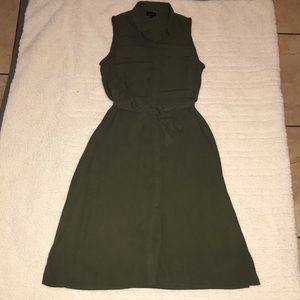 Soft Spring Hunter Green Dress